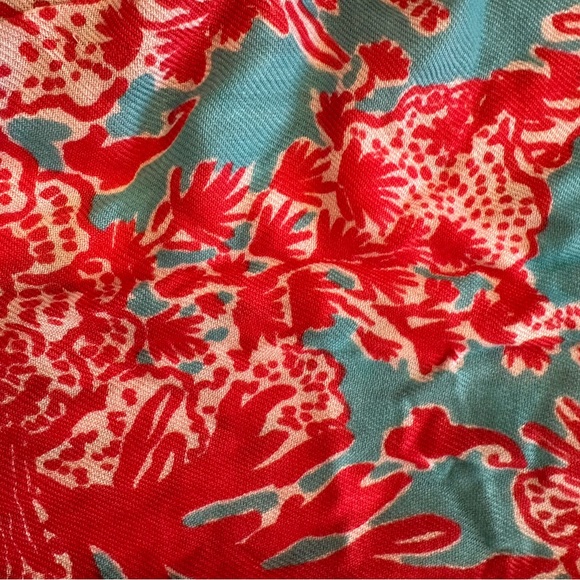 Lilly Pulitzer NWT Fan Scarf - Picture 3 of 10